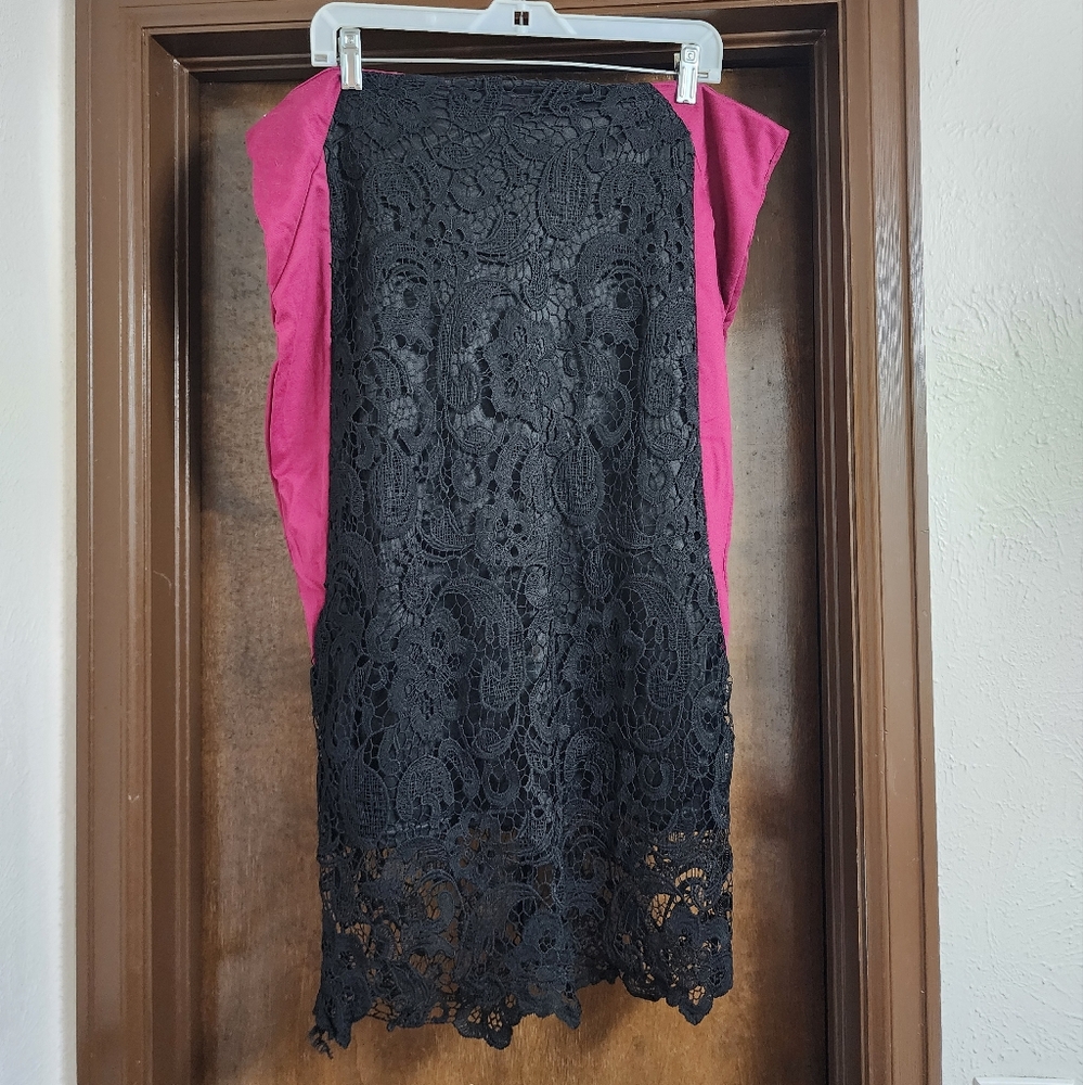 Sociology Black and Pink Dress